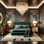 AI Room Design - Art Deco Bedroom